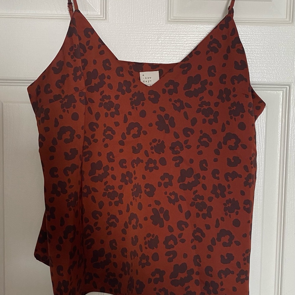 Leopard Print Camisole Top
